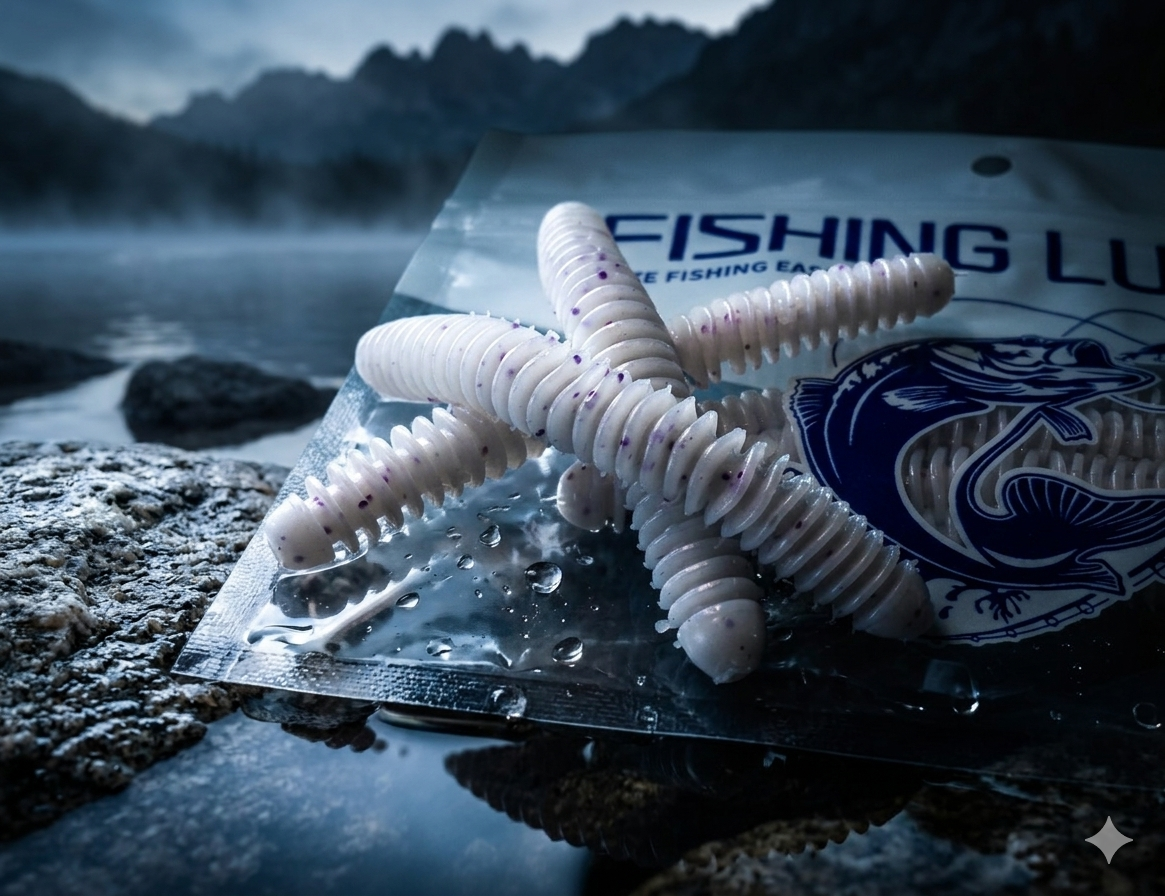 THE SOLDIER 3.5" Crinkle fry worm bait