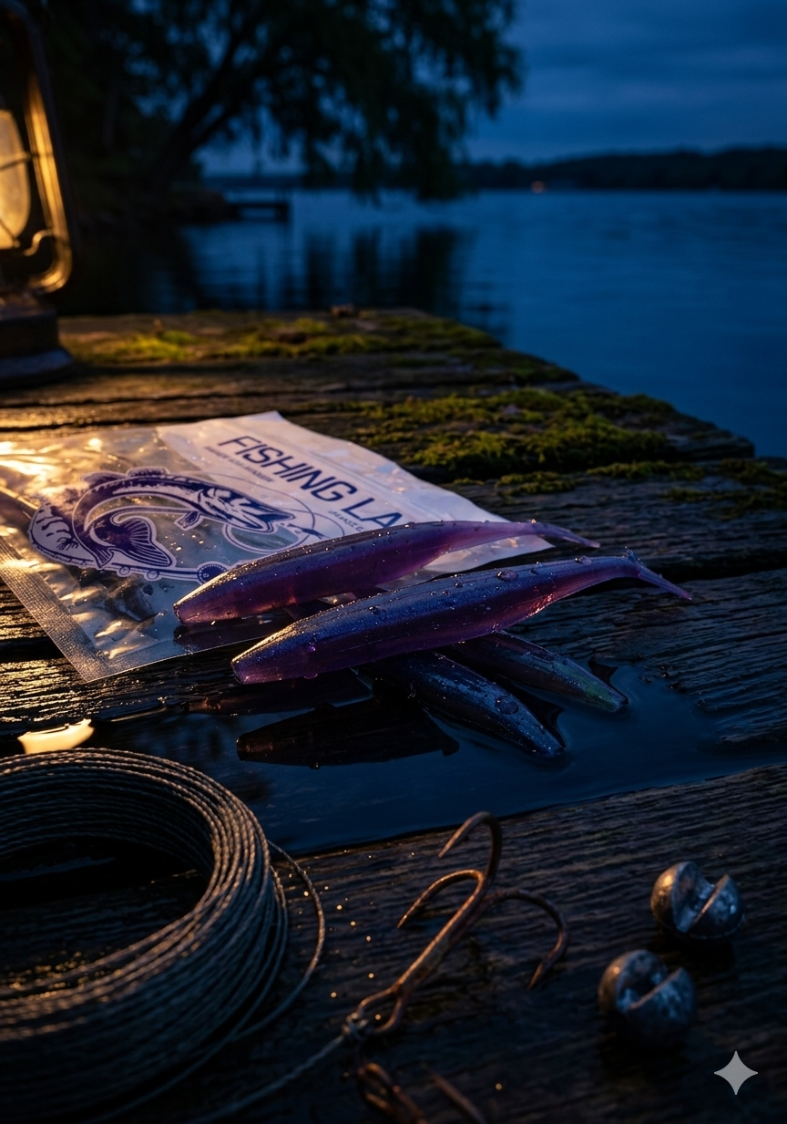 THE FUGITIVE 4" Super Fluke (favorite jerk bait)