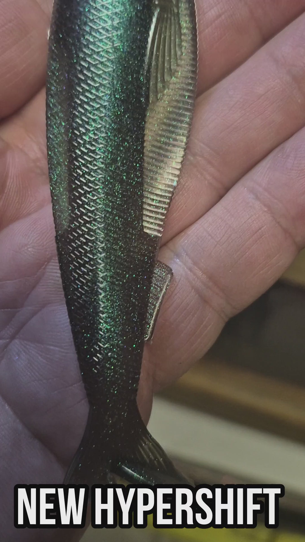 The General 4.3" SWIMBAIT Hypershift Brilliant Plasma