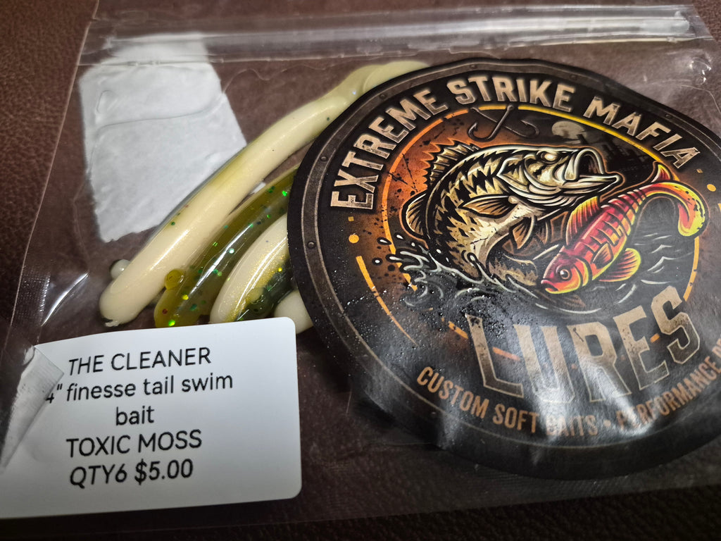 THE CLEANER 4" GRUB TAIL SWIMBAIT