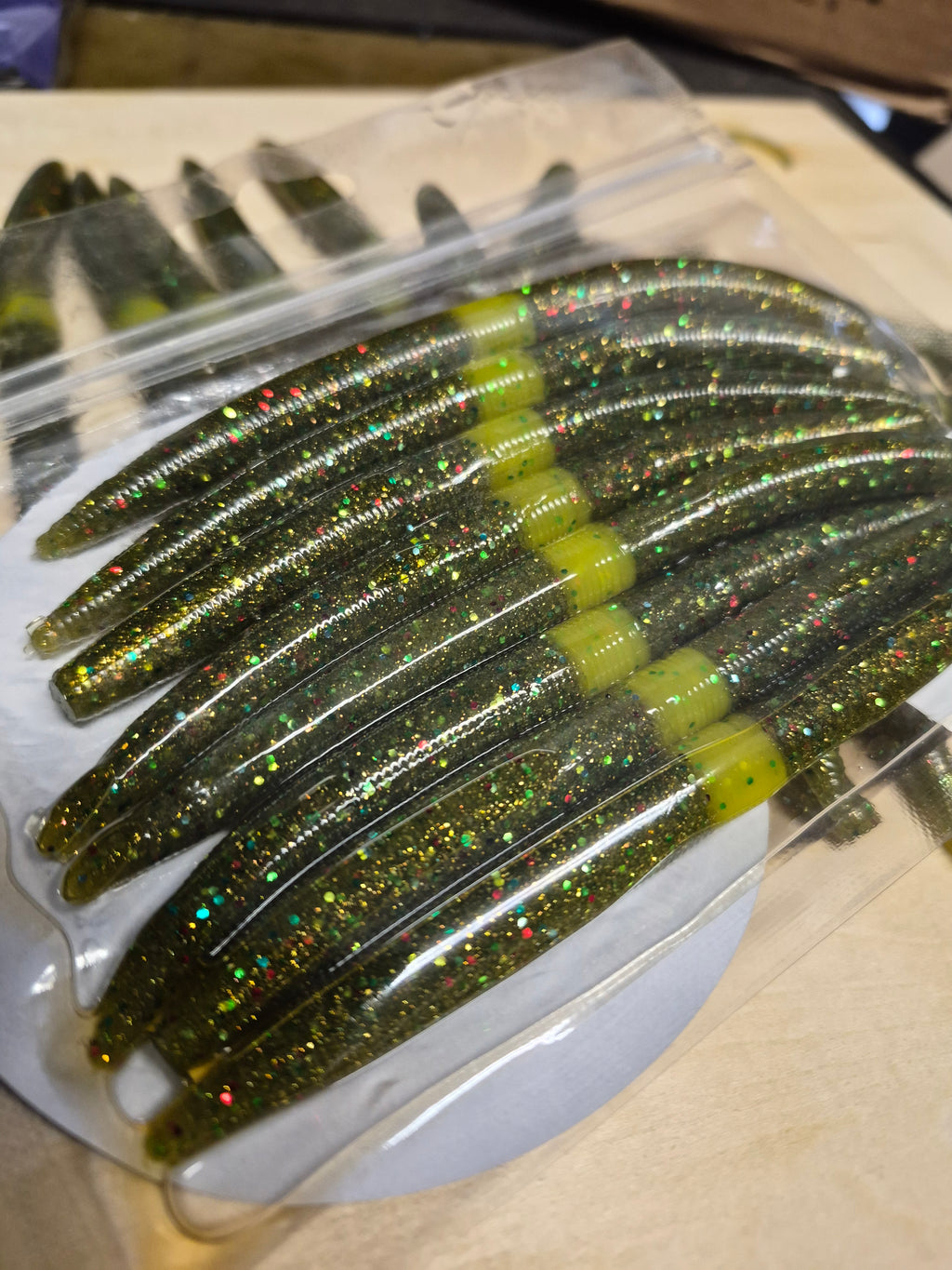 THE ENFORCER 5"stick bait with reinforced hook sleeve twisted baby bass