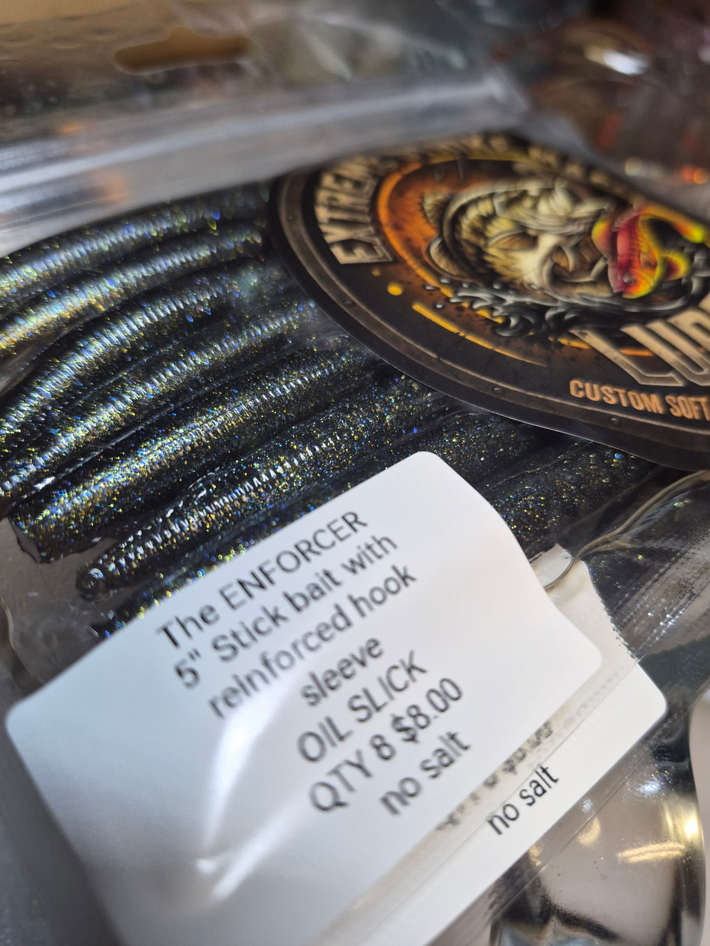 Color changing ENFORCER from the chaos line. Reinforced hook sleeve. OIL SLICK