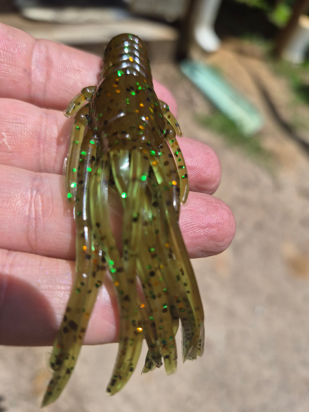 THE KRAWKIN 4" Hybrid Tube/Craw bait.