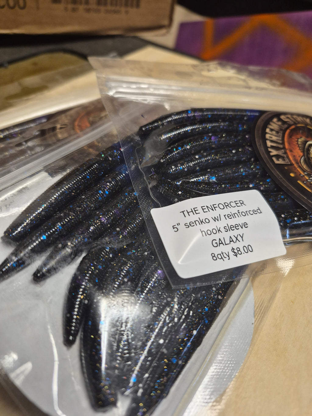 THE ENFORCER 5" stick bait with reinforced hook sleeve