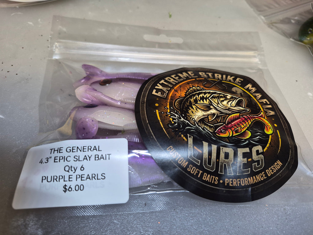 THE GENERAL 4.3" Slay Bait 2 hook recesses