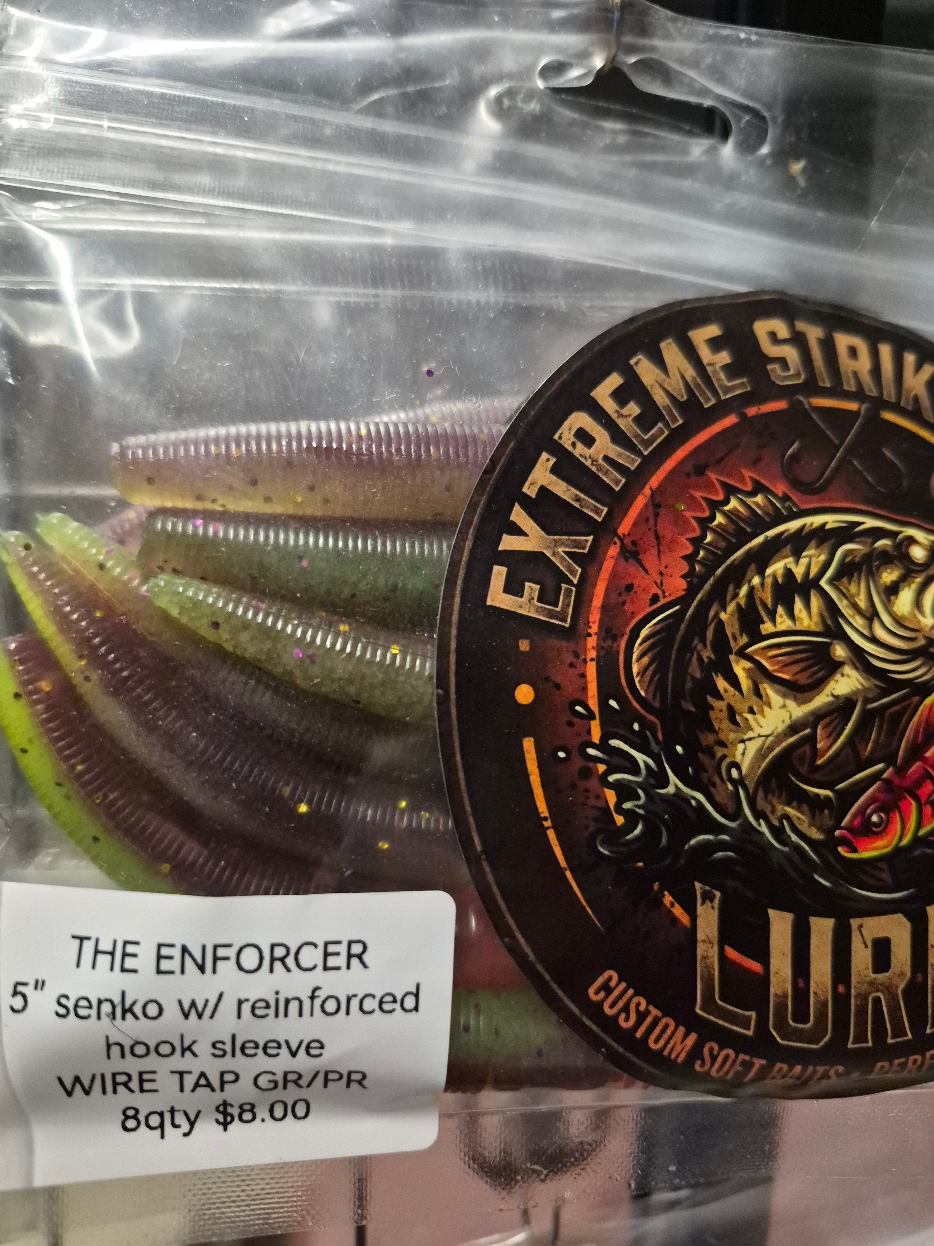 THE ENFORCER 5"SENKO WITH REINFORCED HOOK SLEEVE