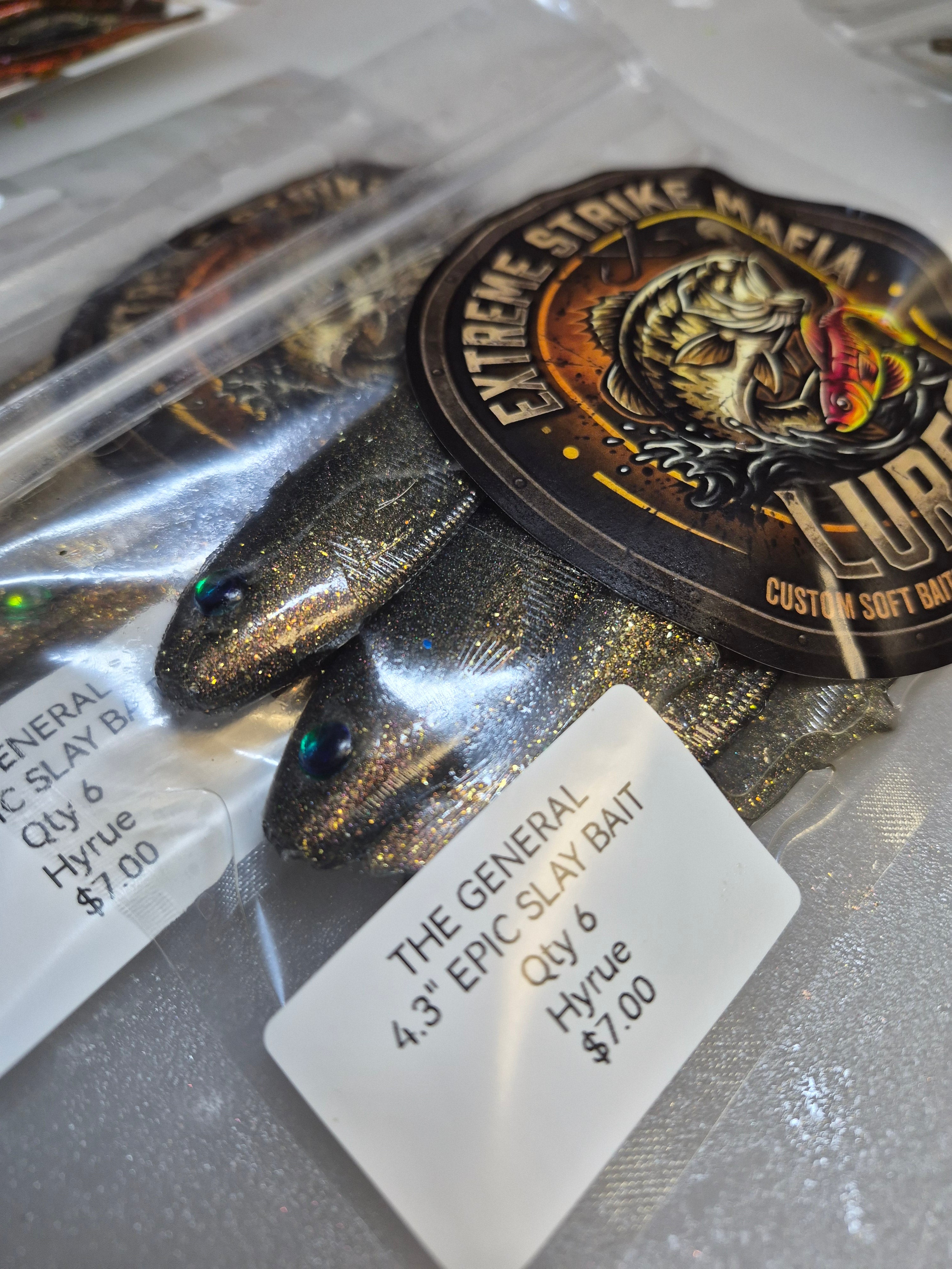 THE GENERAL 4.3" EPIC SLAY BAIT 2 HOOK RECESSES