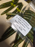 THE ENFORCER 5"stick bait with reinforced hook sleeve twisted baby bass