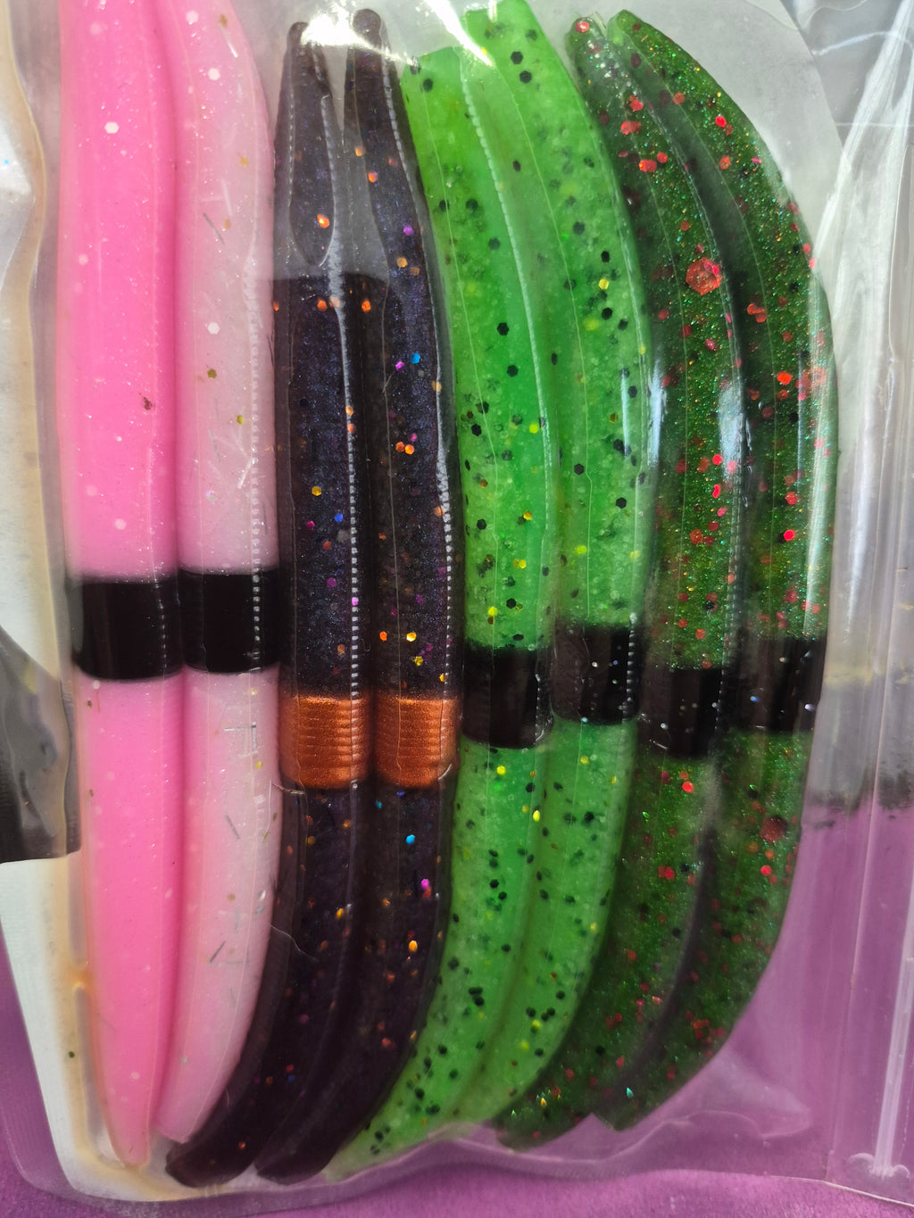 The ENFORCER 5"stick bait with reinforced hook sleeve VARIETY PACK