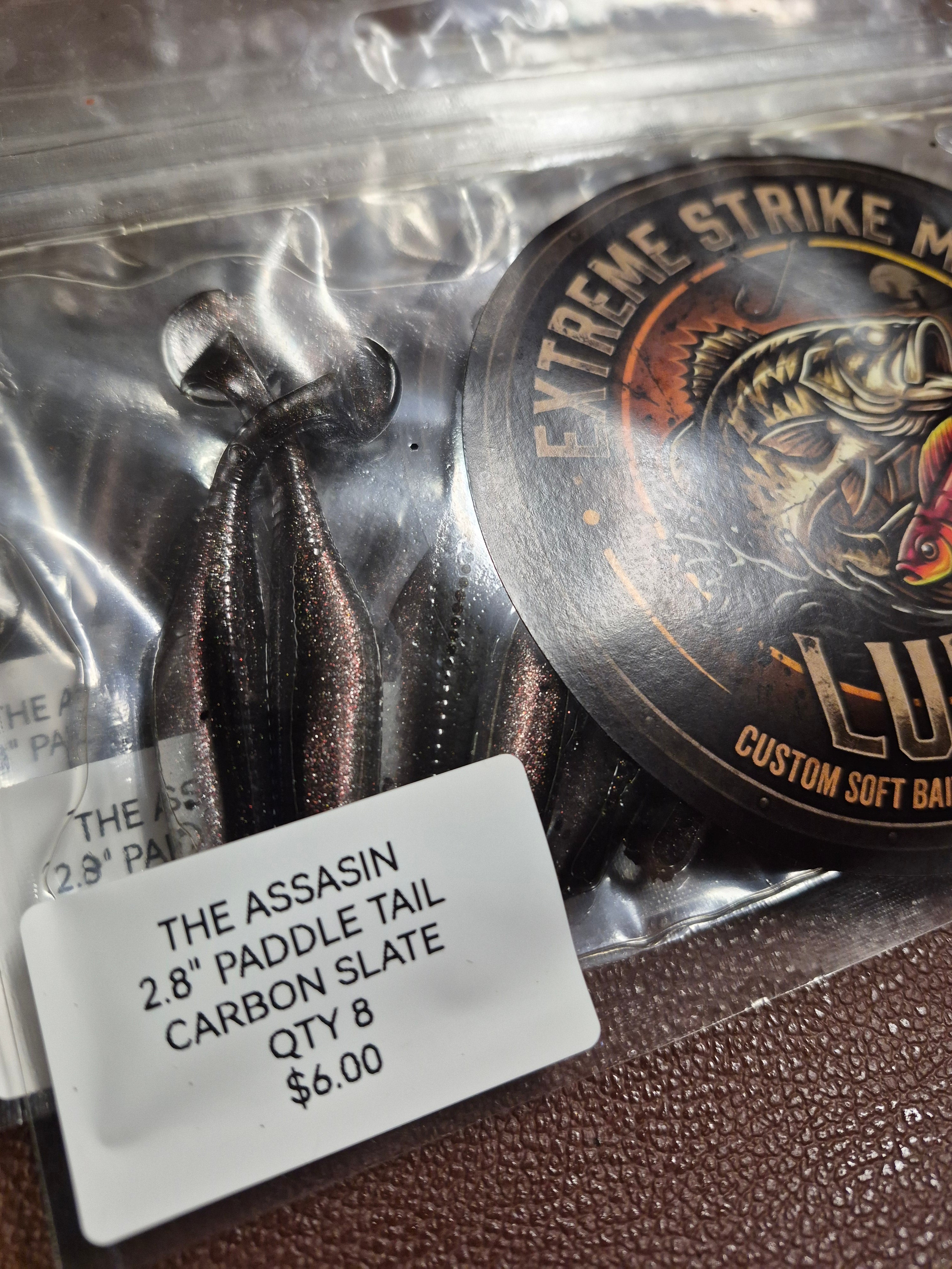 THE ASSASIN  2.8" Paddle tail swim bait