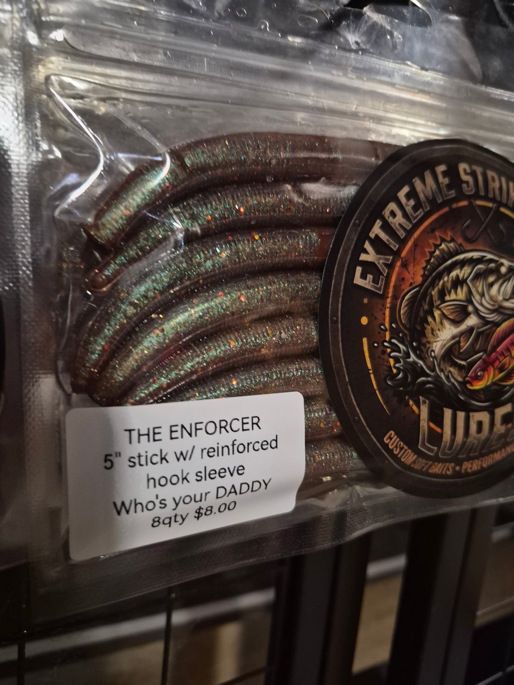 The ENFORCER 5"stick bait with reinforced hook sleeve Who's your DADDY