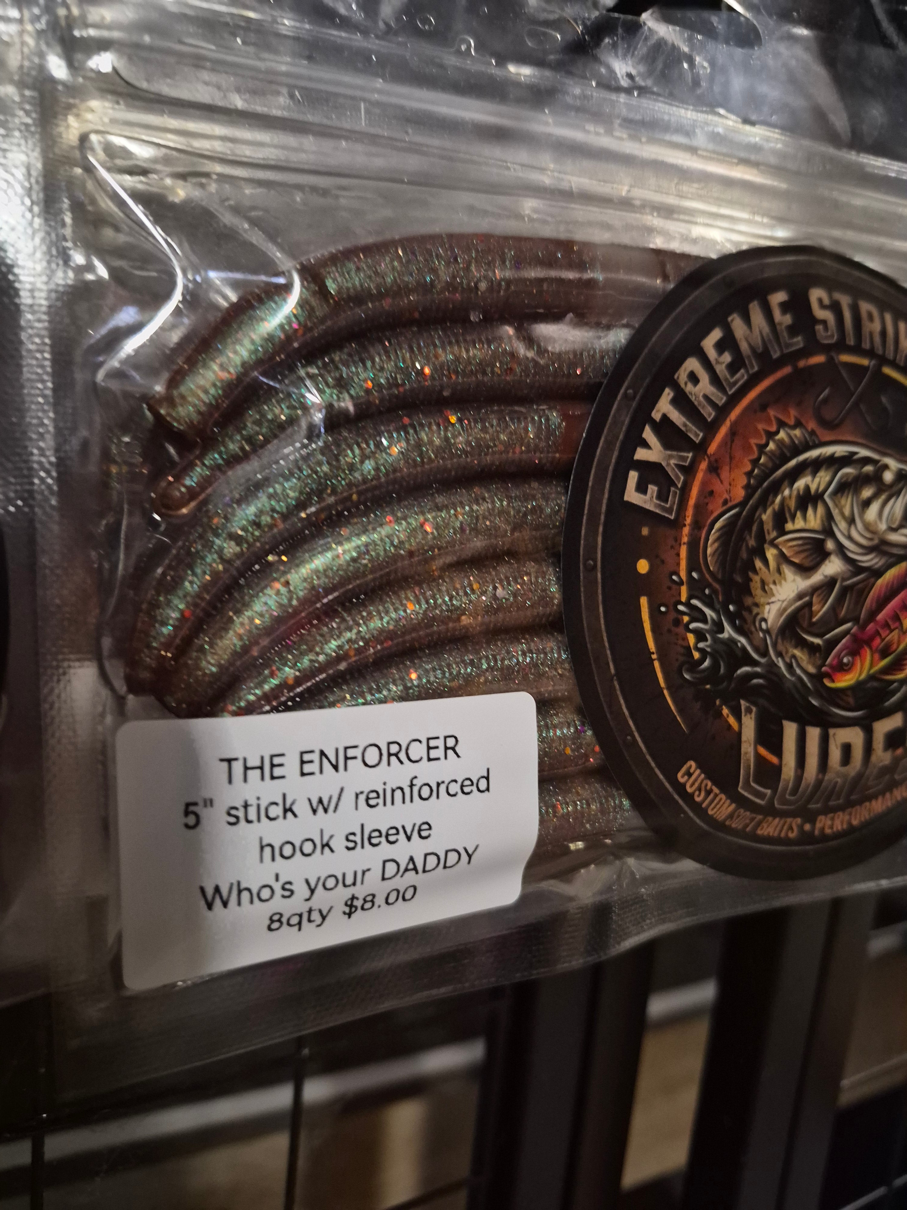The ENFORCER 5"stick bait with reinforced hook sleeve Who's your DADDY
