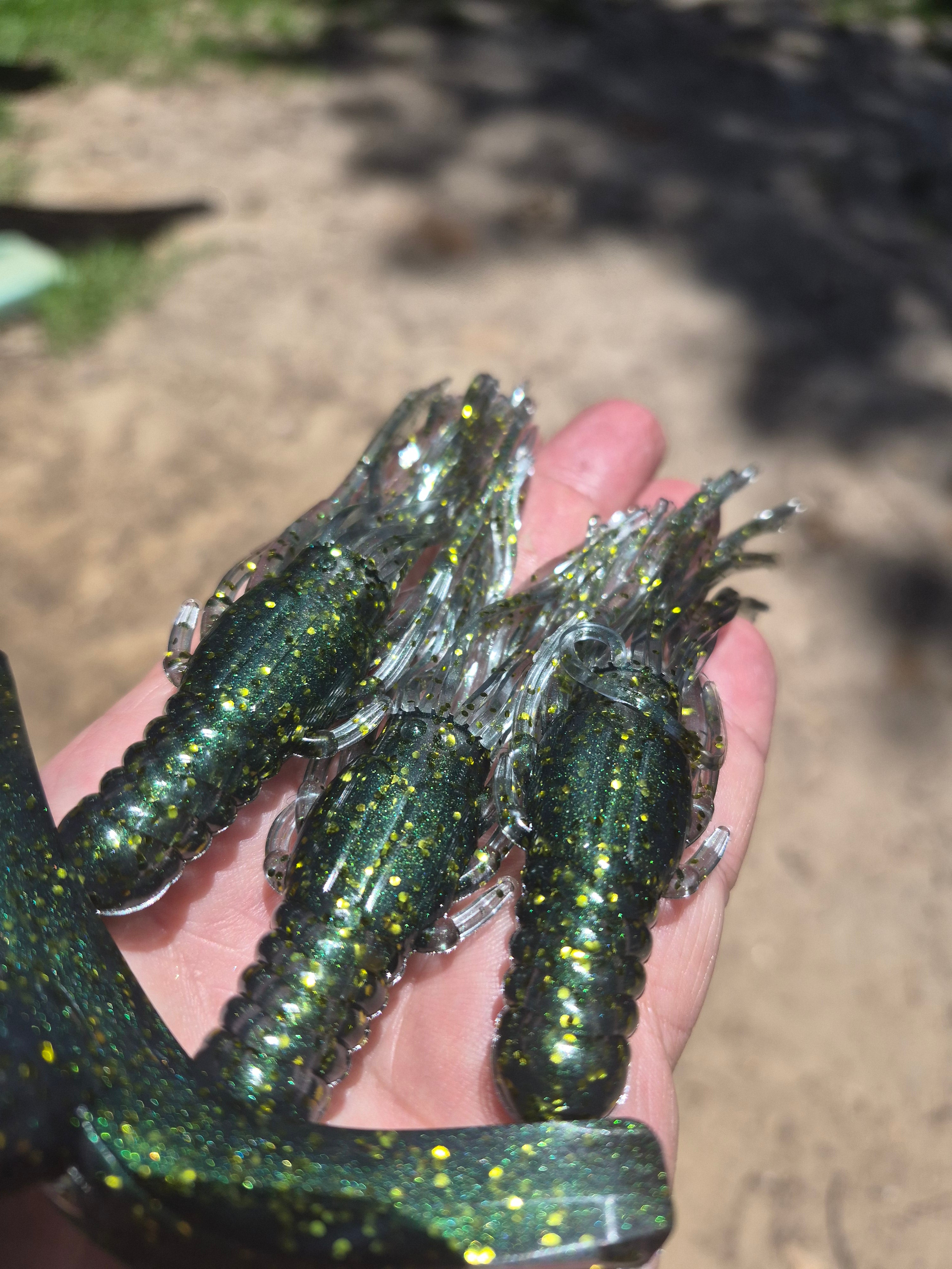 THE KRAWKIN 4" HYBRID CRAW/TUBE