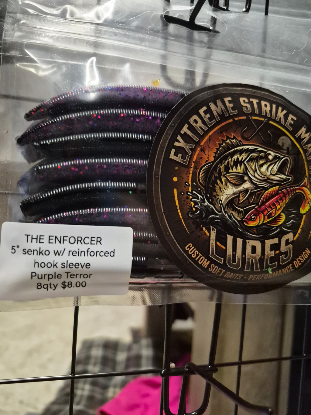 THE ENFORCER 5"SENKO WITH REINFORCED HOOK SLEEVE