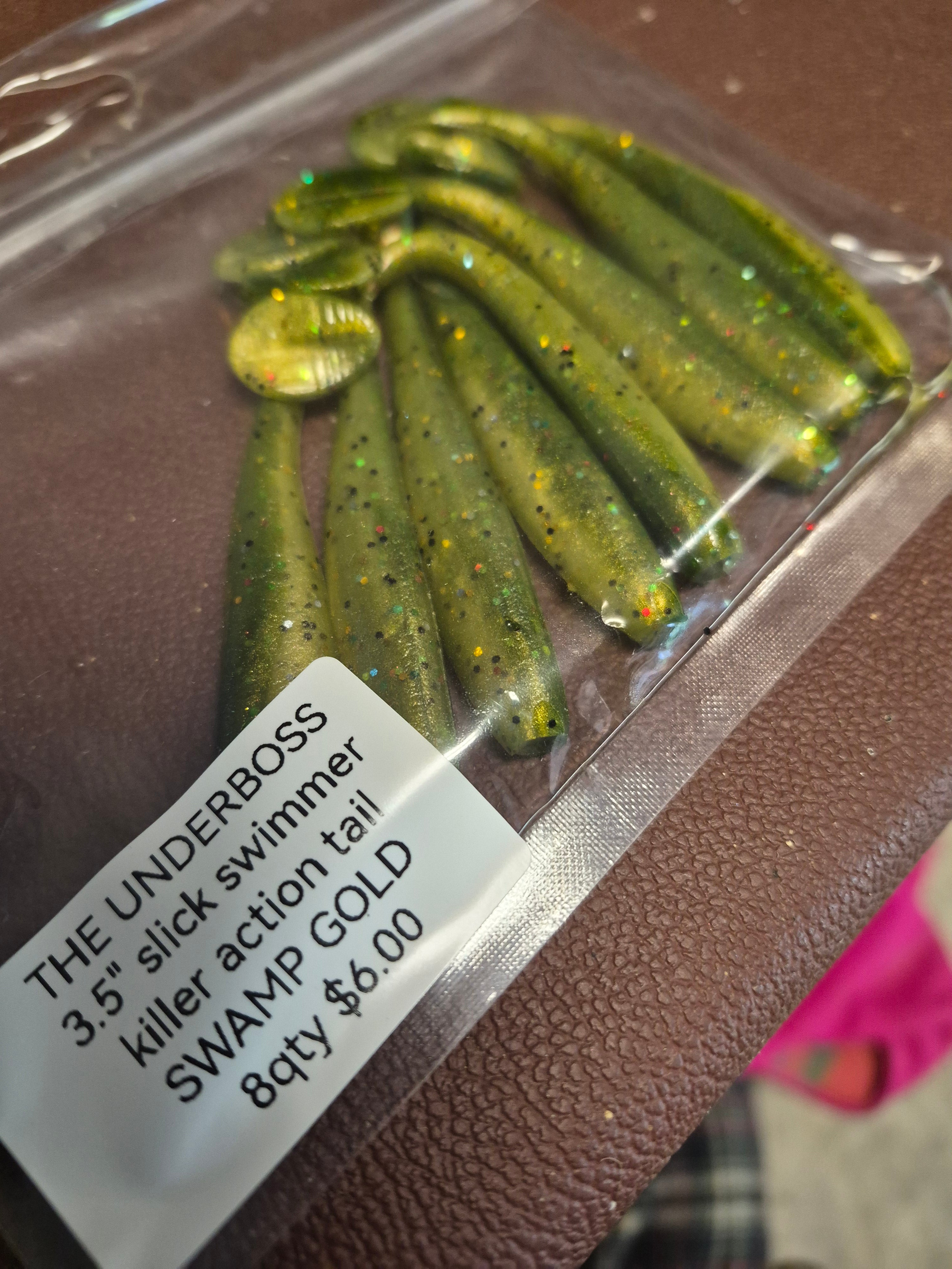 The UNDERBOSS 3.5 " Paddle tail swimmers