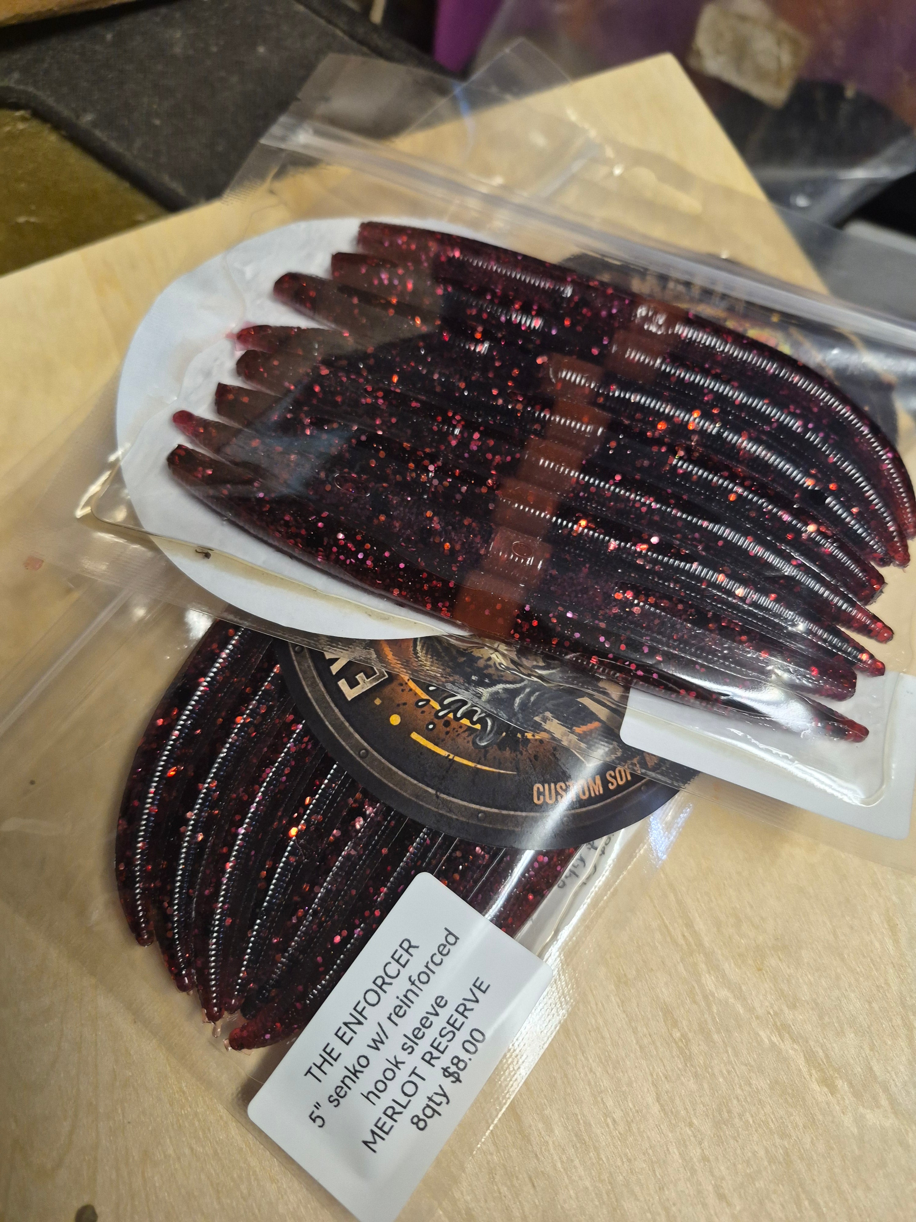 THE ENFORCER 5"stick bait with reinforced hook sleeve