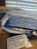 THE ENFORCER 5"stick bait with reinforced hook sleeve KNIGHT SHADE