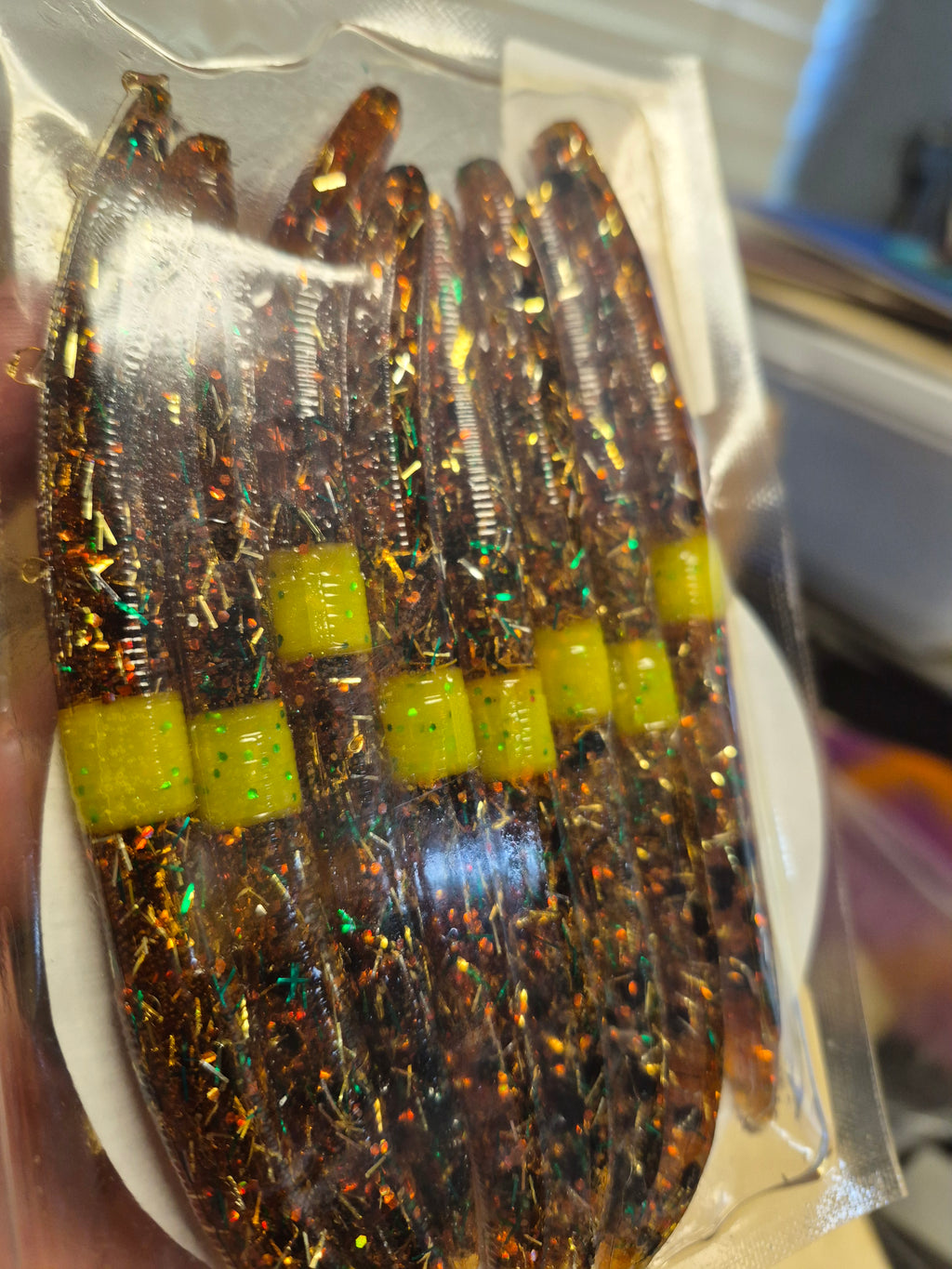 THE ENFORCER 5"stick bait with reinforced hook sleeve Honey