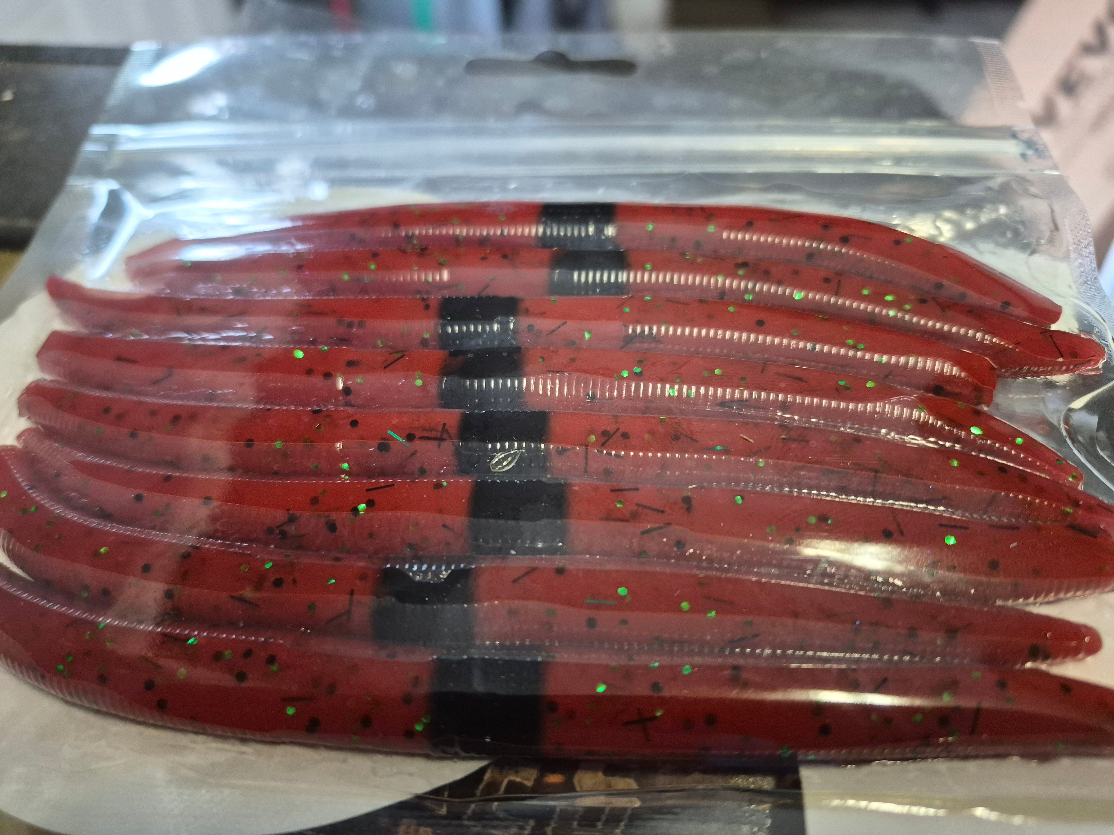 THE ENFORCER 5"stick bait with reinforced hook sleeve TWISTED PUMPKINS 🎃