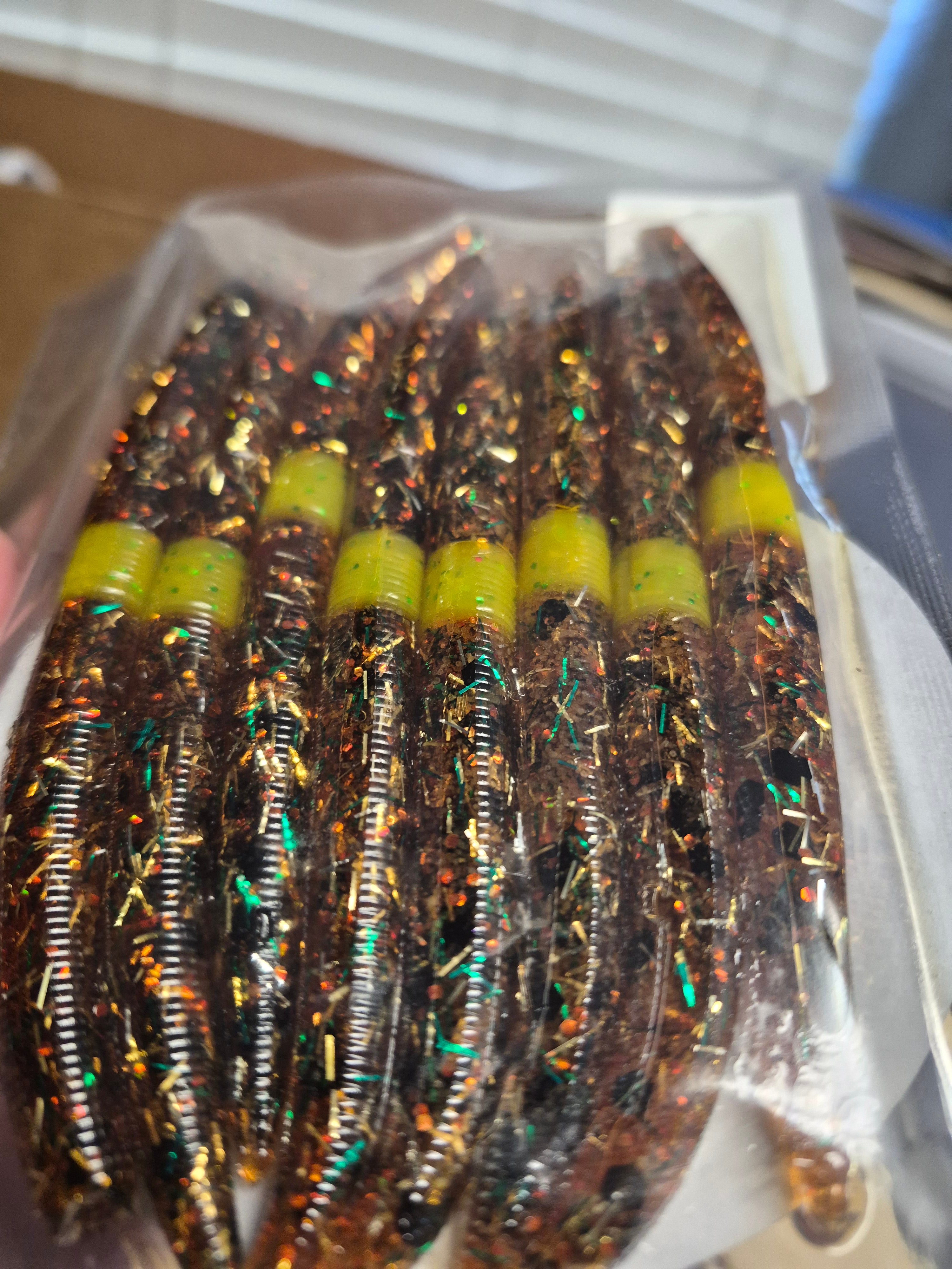 THE ENFORCER 5"stick bait with reinforced hook sleeve Honey